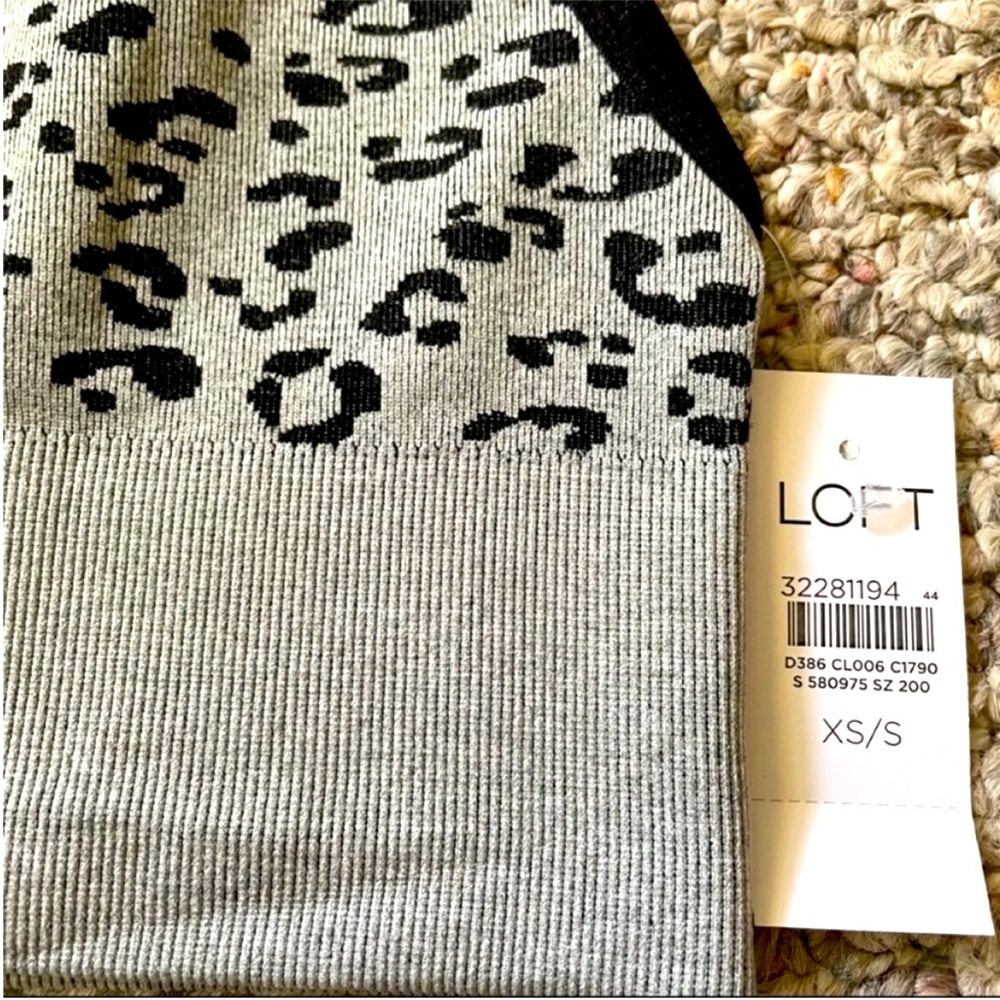 Loft Leopard Print Seamless Bralette - image 3